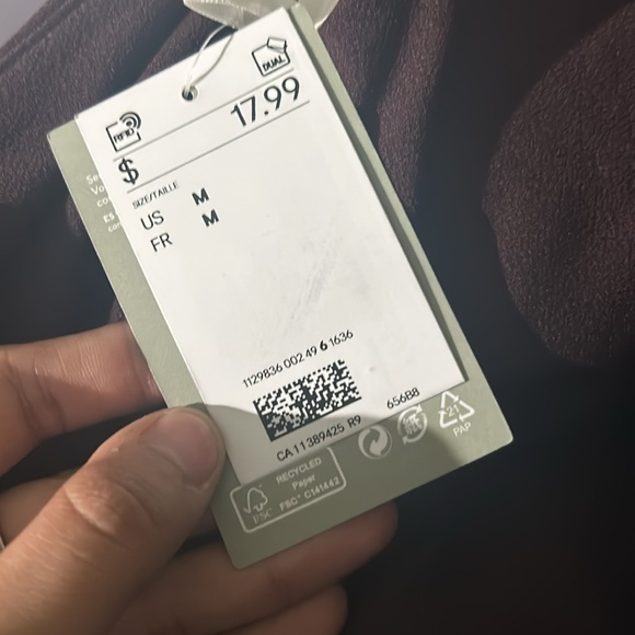 Full sleeves dark purple top - Picture 2 of 2